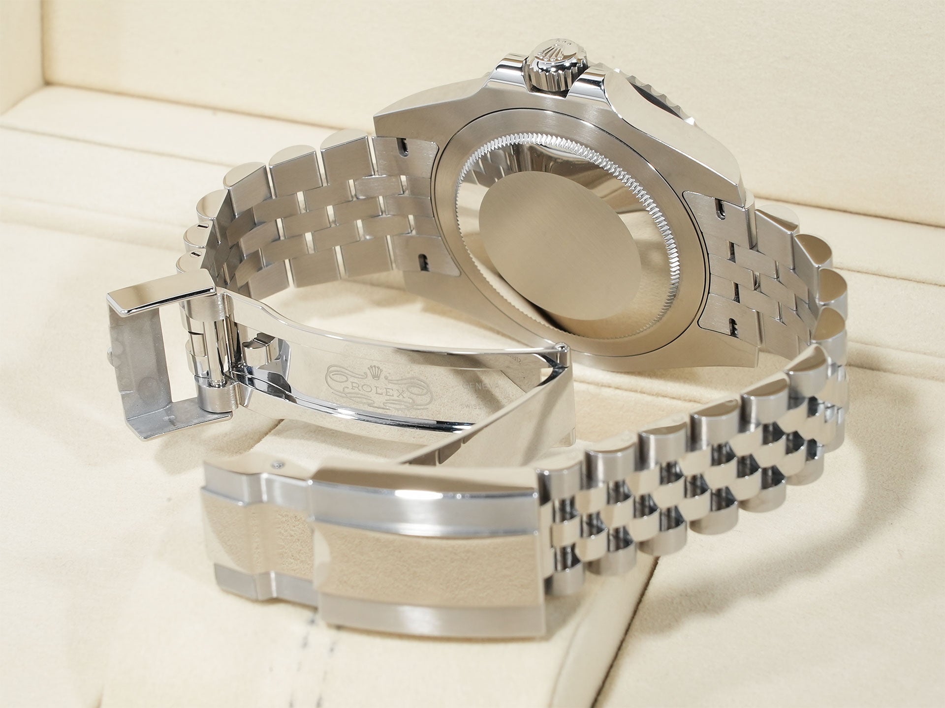 Pre-owned Rolex GMT-Master II Ref. 126710BLNR Stainless Steel Black Dial Jubilee Bracelet k9949c7t