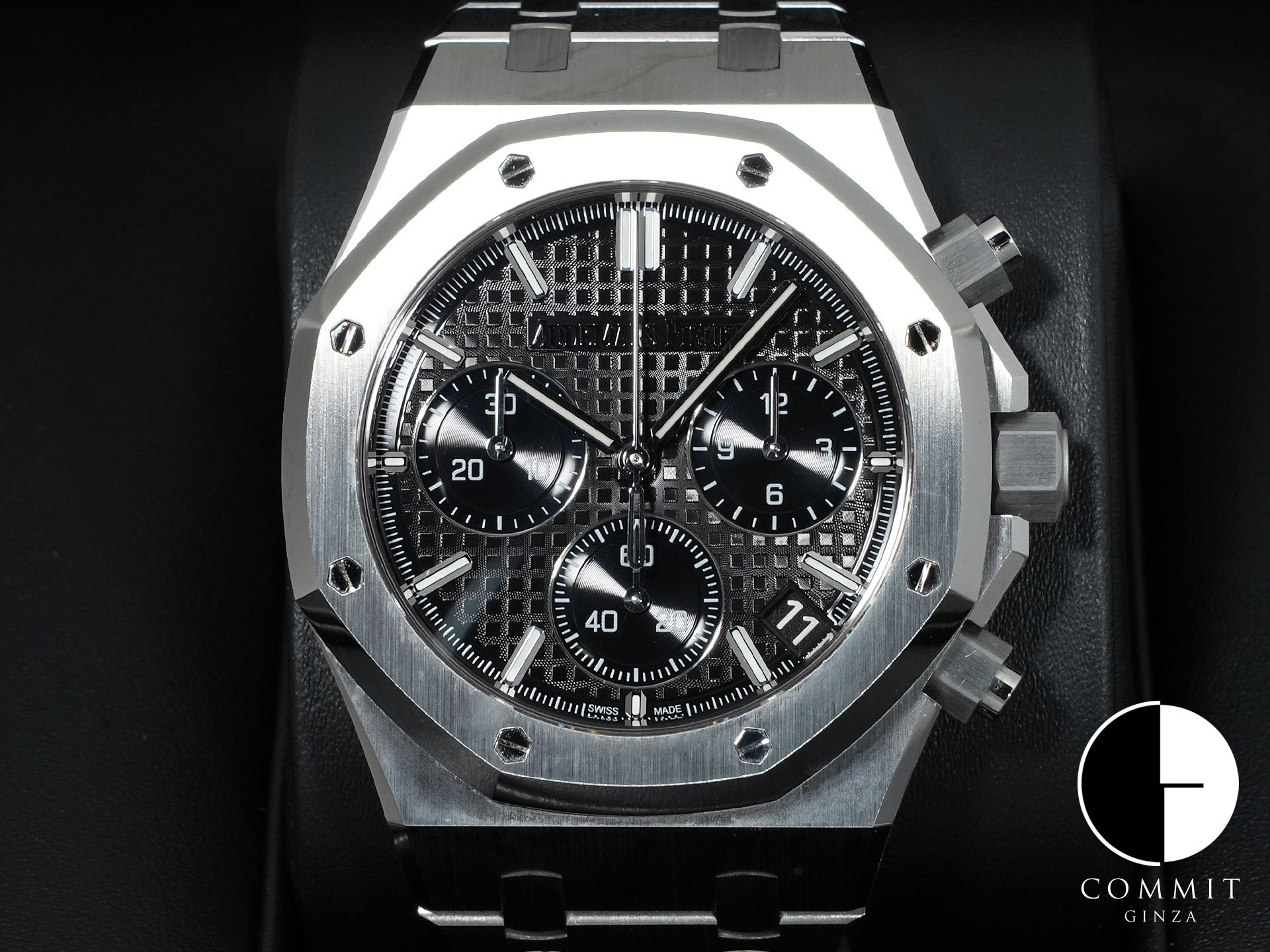 オーデマピゲ ロイヤルオーク クロノグラフ 50周年記念 Ref.26240ST.OO.1320ST.02 ステンレススチール ブラック文字盤 中古 2ckpf4s9