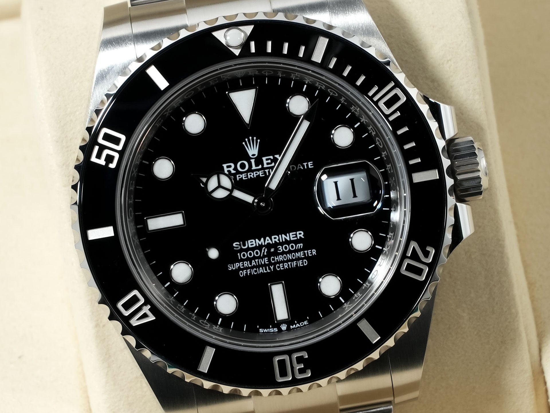 ロレックス サブマリーナー デイト Ref.126610LN ステンレススチール ブラック文字盤 未使用 8mrxdmxm