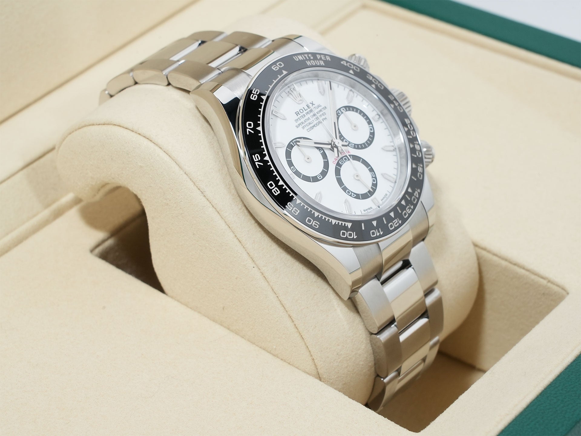 ロレックス デイトナ Ref.126500LN ステンレススチール ホワイト文字盤 未使用 wztc5hqo