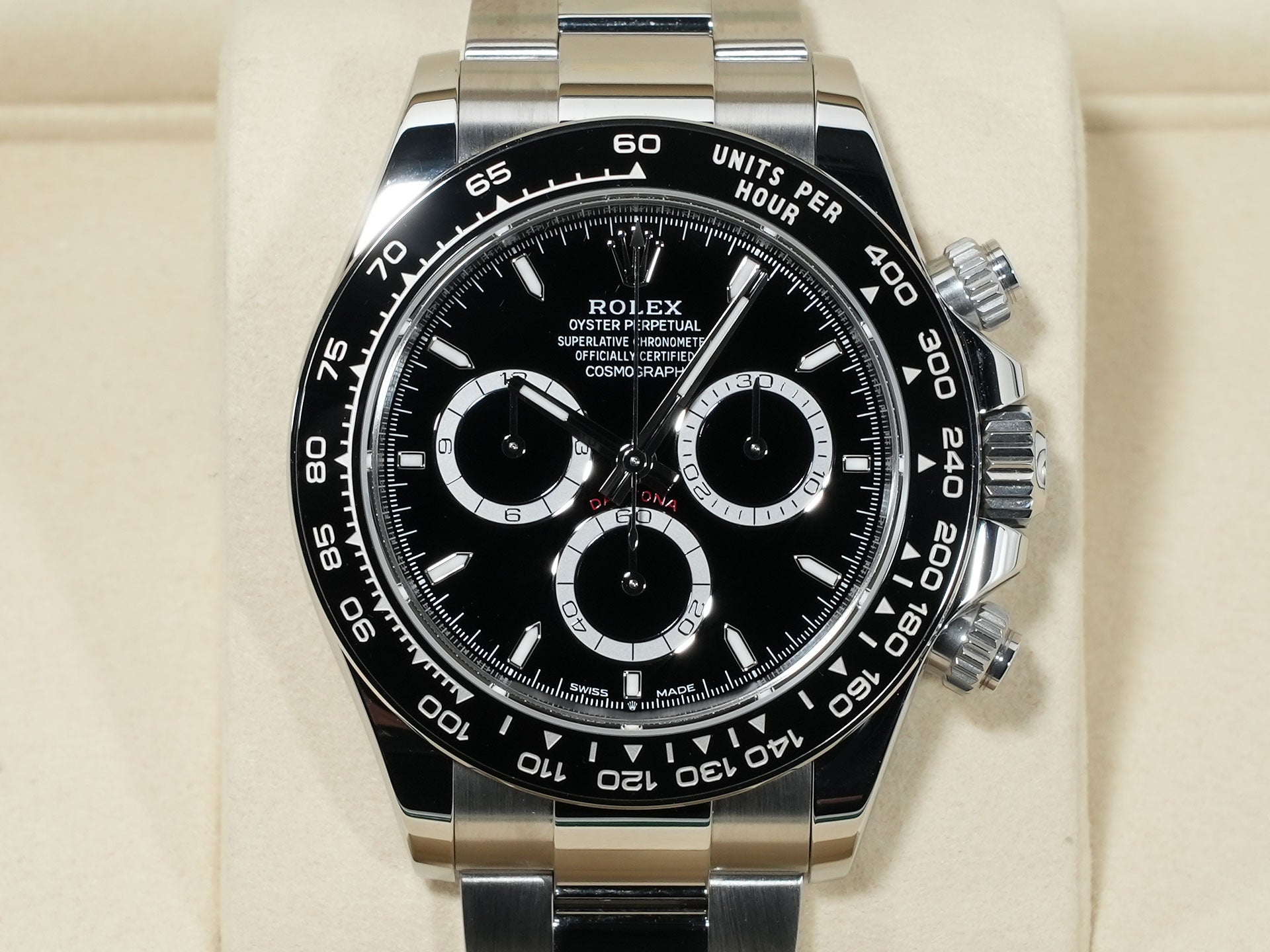 ロレックス デイトナ Ref.126500LN ステンレススチール ブラック文字盤 未使用 hvxpvrdt