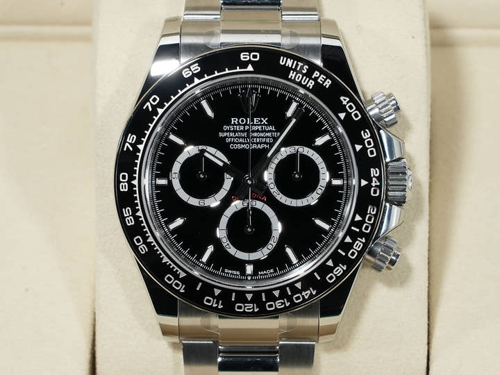 ロレックス デイトナ Ref.126500LN ステンレススチール ブラック文字盤 未使用 whf88bcg