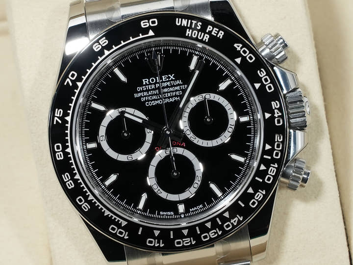ロレックス デイトナ Ref.126500LN ステンレススチール ブラック文字盤 未使用 whf88bcg