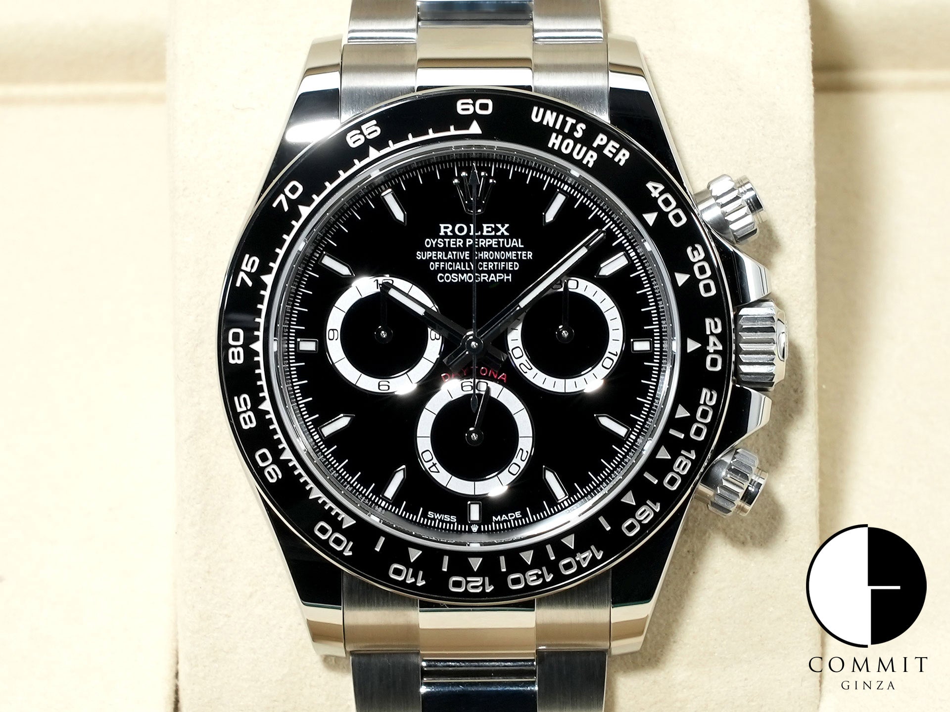 Rolex Daytona Ref. 126500LN Stainless Steel Black Dial Unused qoeybzun