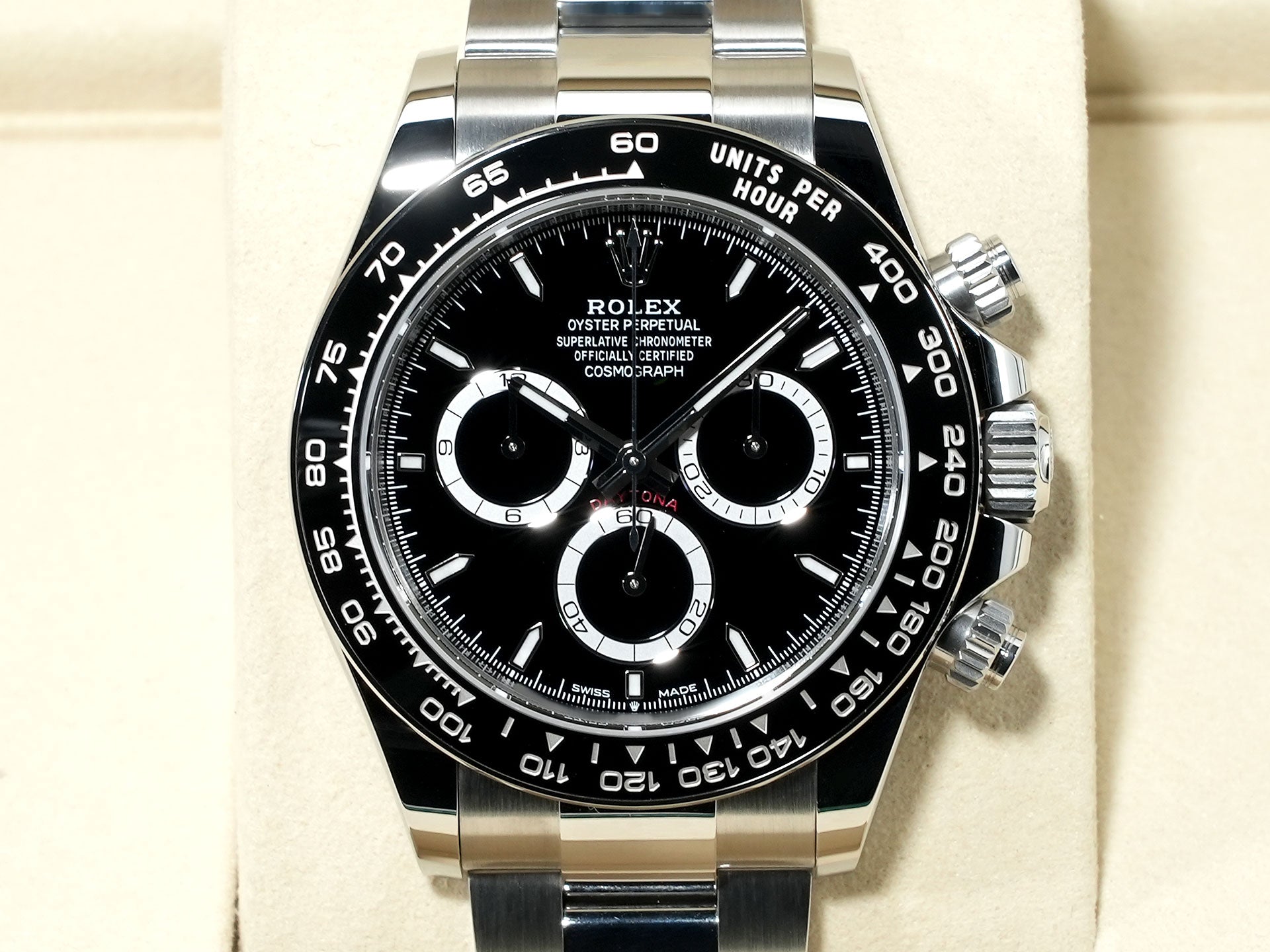 Rolex Daytona Ref. 126500LN Stainless Steel Black Dial Unused qoeybzun