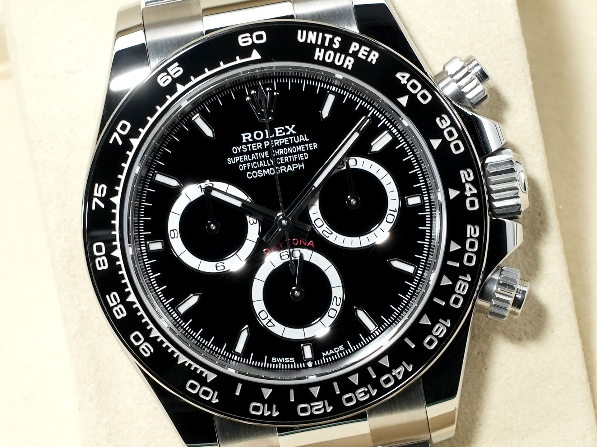 Rolex Daytona Ref. 126500LN Stainless Steel Black Dial Unused qoeybzun