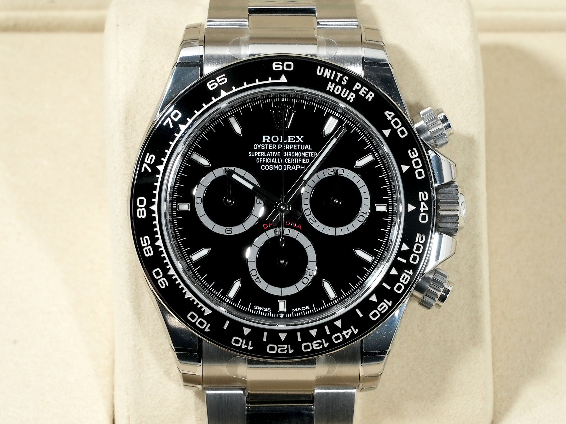 ロレックス デイトナ Ref.126500LN ステンレススチール ブラック文字盤 未使用 78xtqp88