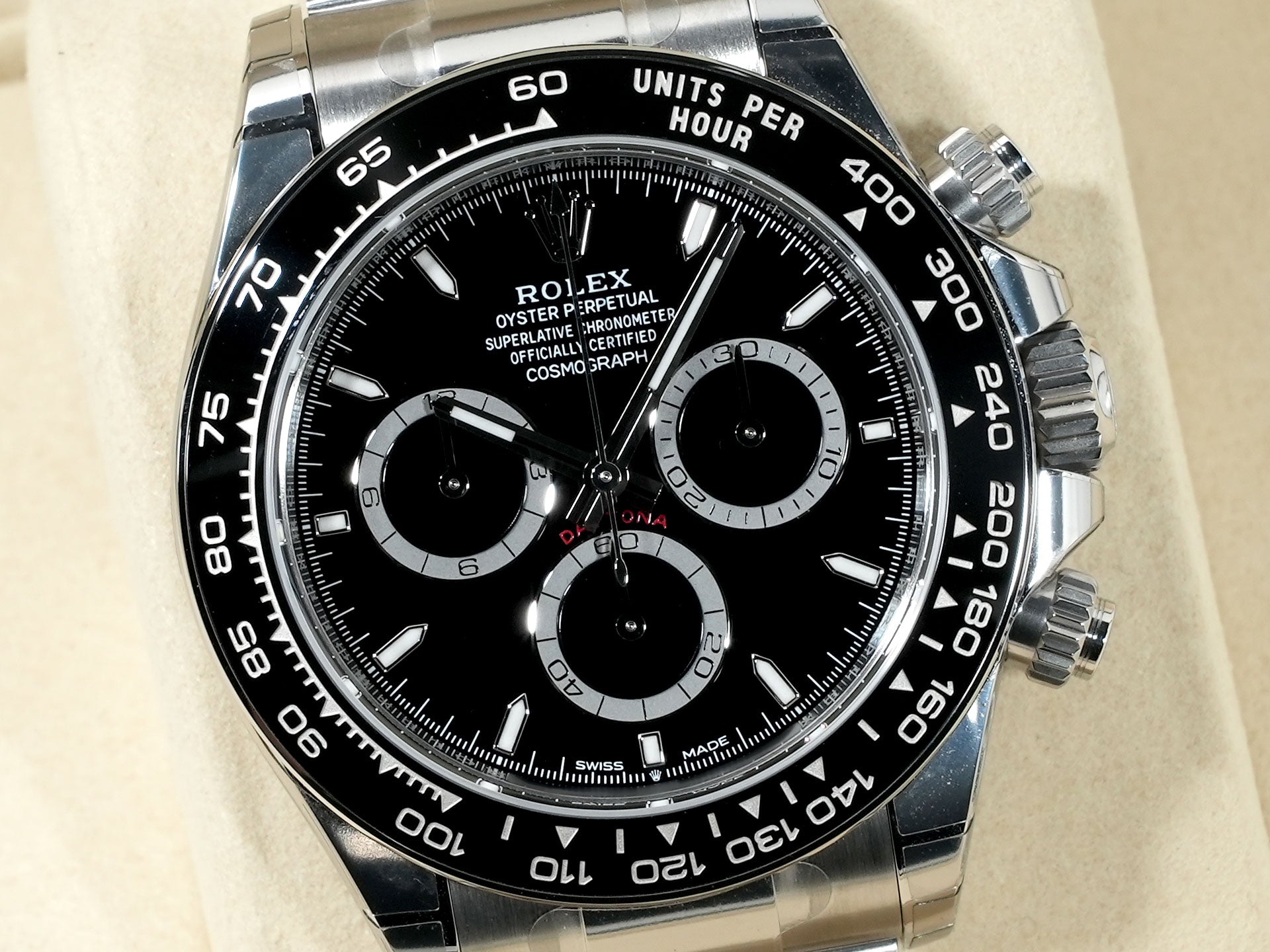 ロレックス デイトナ Ref.126500LN ステンレススチール ブラック文字盤 未使用 78xtqp88