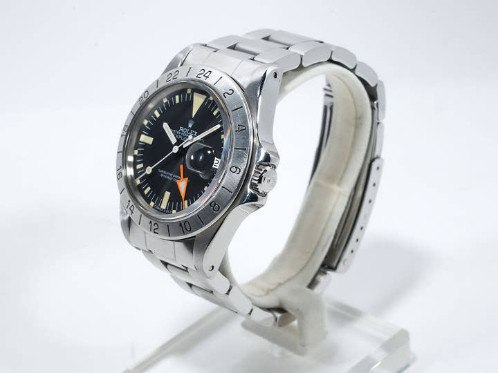 ロレックス エクスプローラーII Ref.1655 ステンレススチール ブラック文字盤 オイスターブレスレット 中古 7w3p4hun