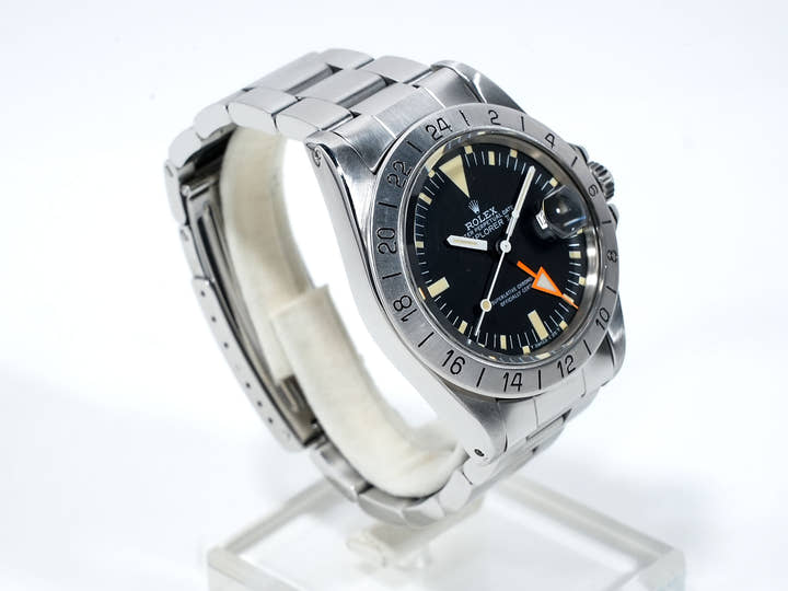 ロレックス エクスプローラーII Ref.1655 ステンレススチール ブラック文字盤 オイスターブレスレット 中古 7w3p4hun