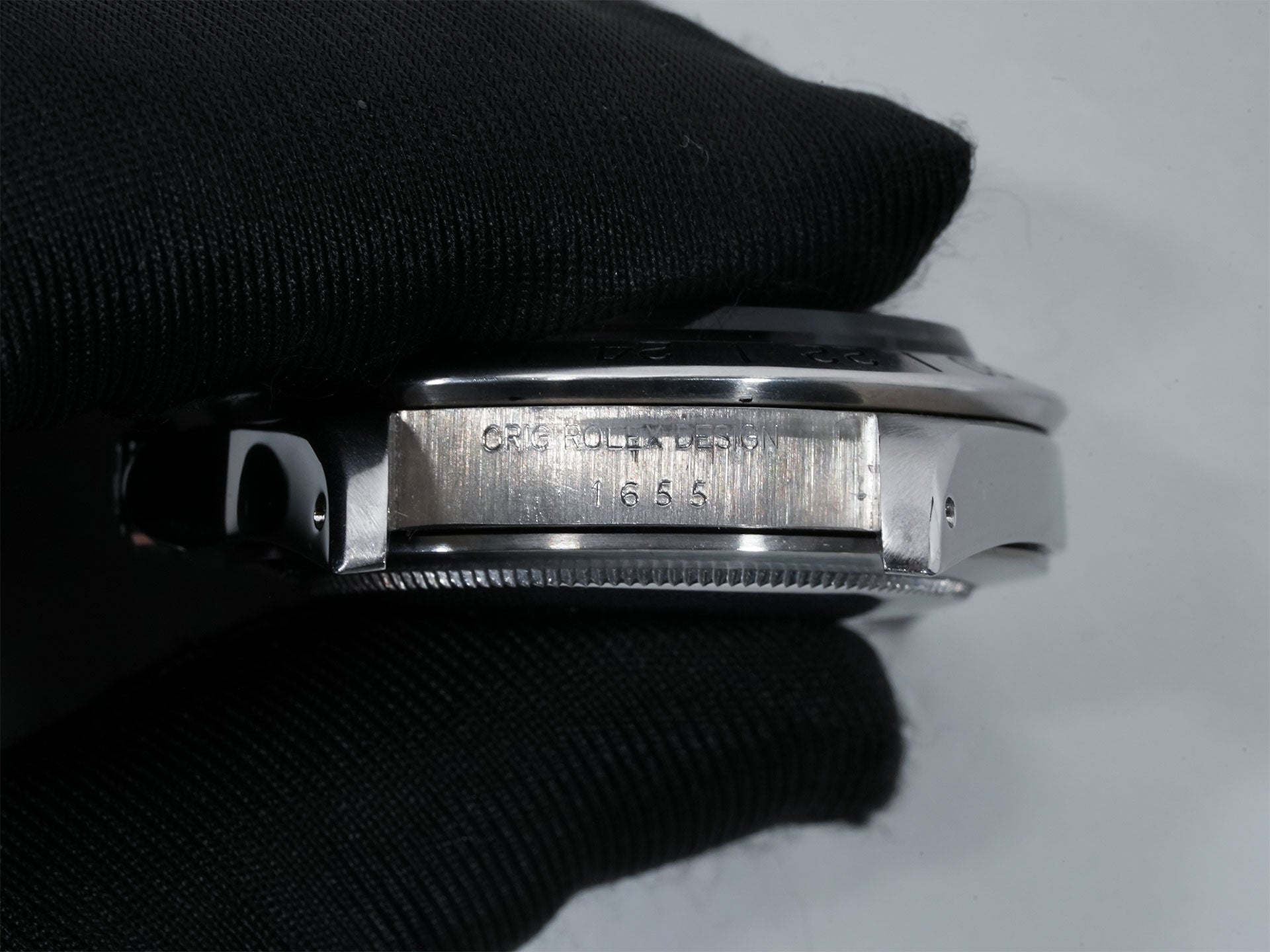 ロレックス エクスプローラーII Ref.1655 ステンレススチール ブラック文字盤 オイスターブレスレット 中古 7w3p4hun