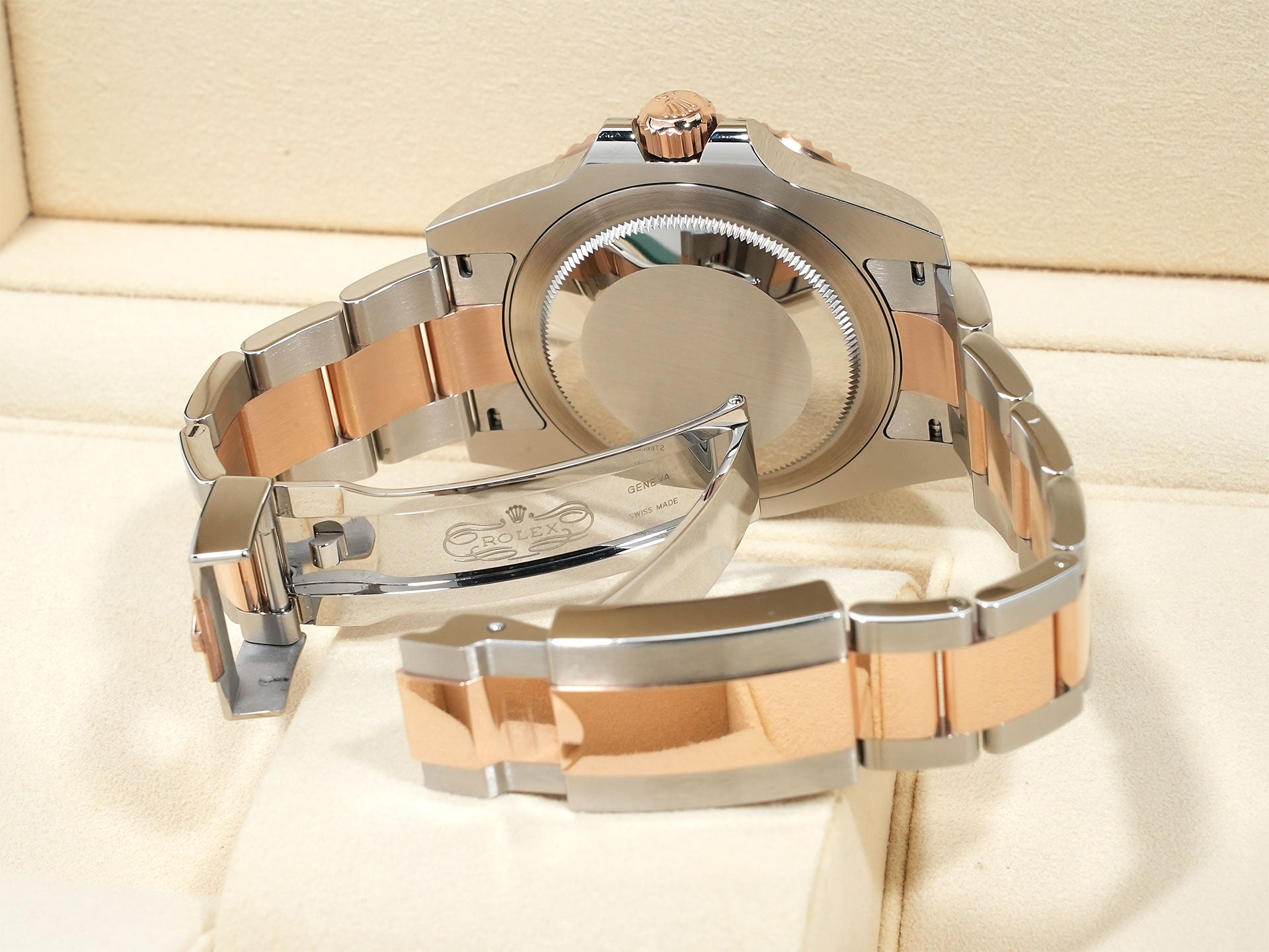 ロレックス GMTマスターII Ref.126711CHNR ステンレススチール/エバーローズゴールド ブラック文字盤 オイスターブレスレット 中古 j7knsvdx