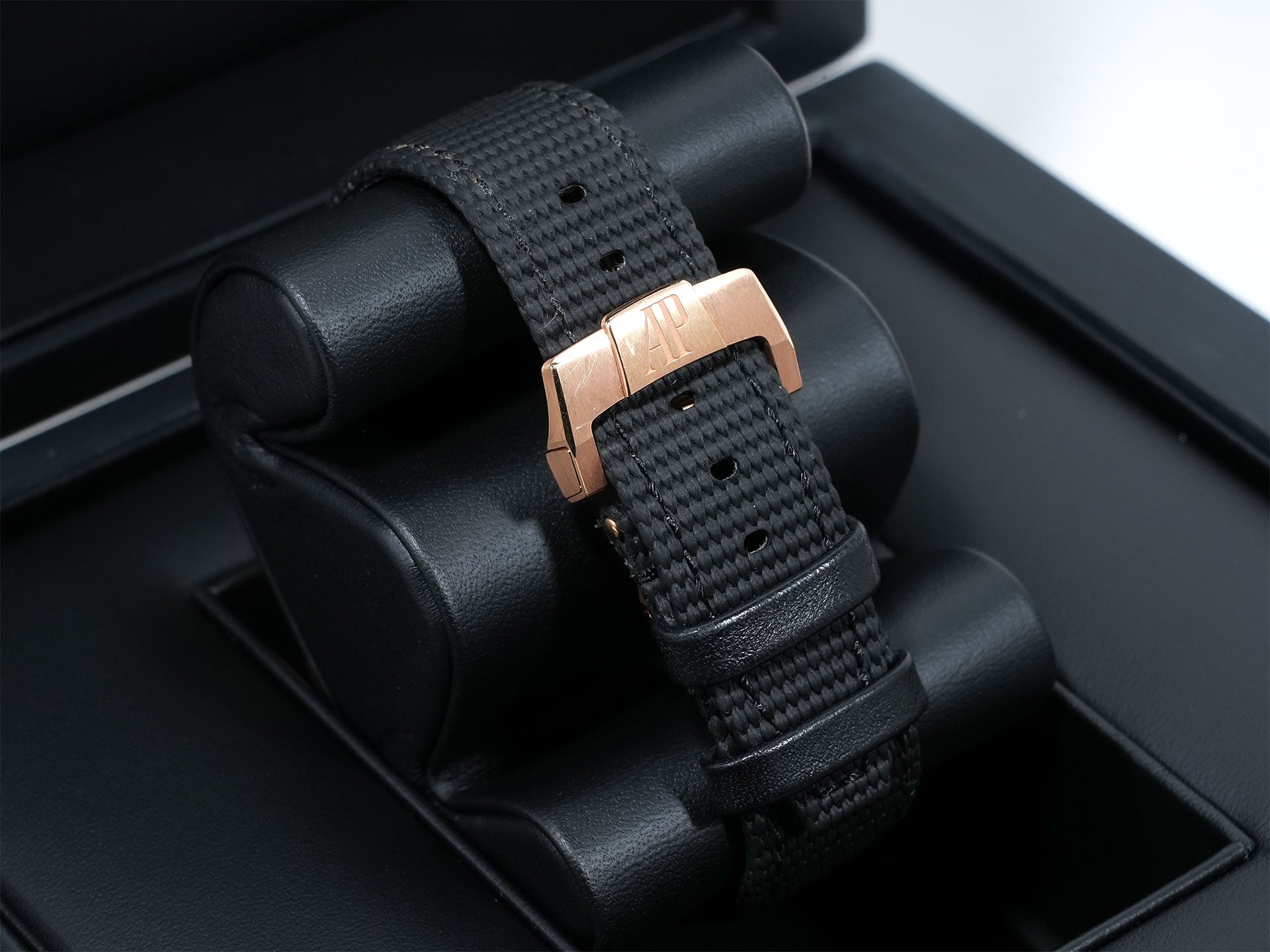 Audemars Piguet CODE 11.59 by Audemars Piguet Ref. 15210OR.OO.A028CR.01 Pink Gold Smoke Blue Lacquer Dial Pre-owned 3k2ytgcz