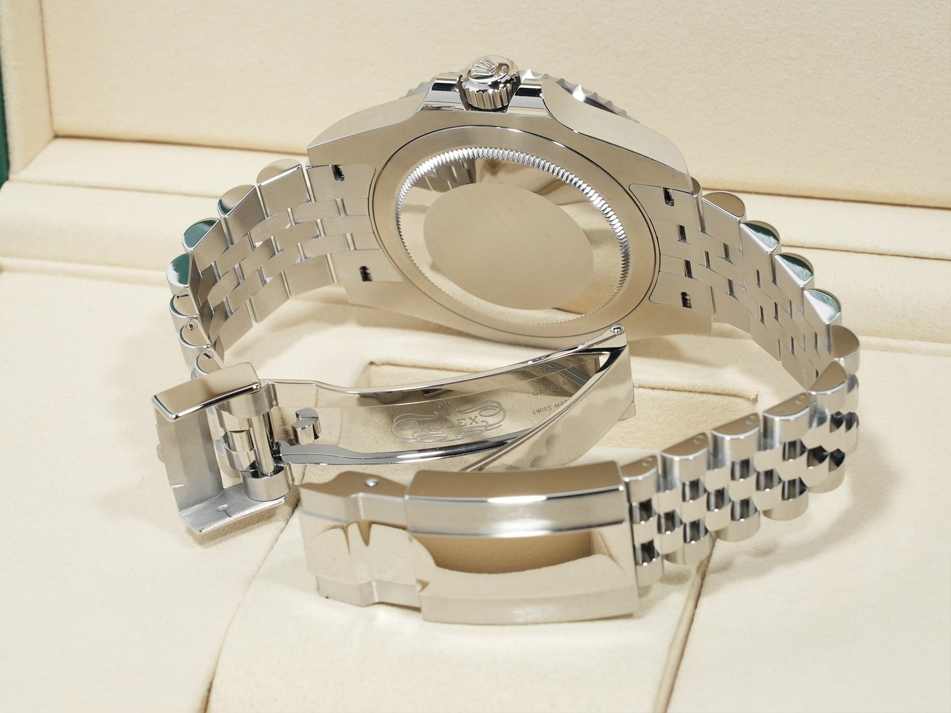 ロレックス GMTマスターII Ref.126710GRNR ステンレススチール ブラック文字盤 ジュビリーブレスレット 未使用 n7tb4ubx