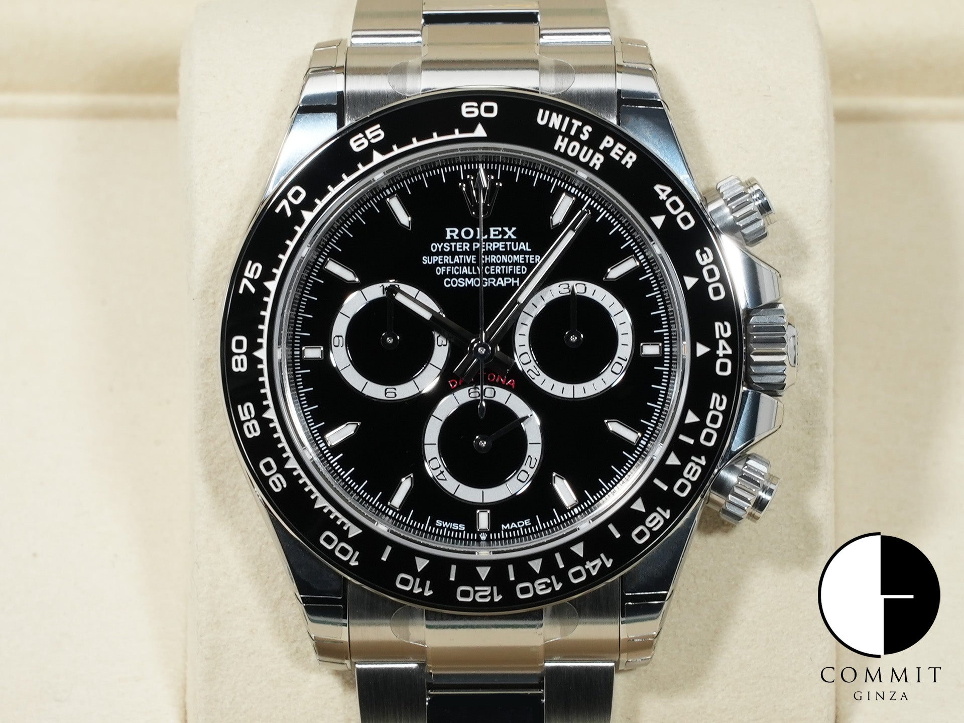 Rolex Daytona Ref. 126500LN Stainless Steel Black Dial Unused 3b2tqzkh