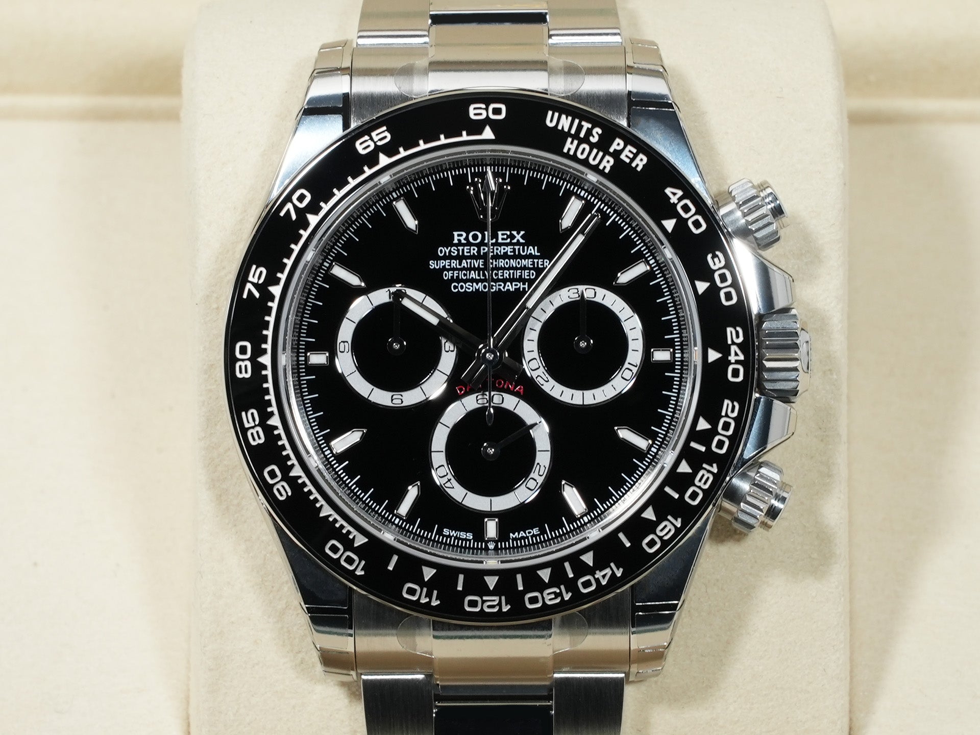 Rolex Daytona Ref. 126500LN Stainless Steel Black Dial Unused 3b2tqzkh
