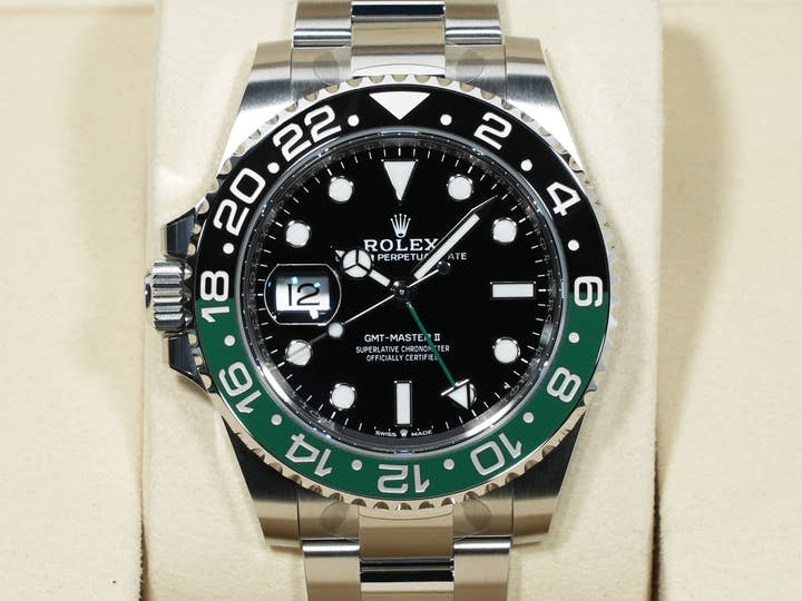 ロレックス GMTマスターII Ref.126720VTNR ステンレススチール ブラック文字盤 オイスターブレスレット 未使用 9eop4hw4