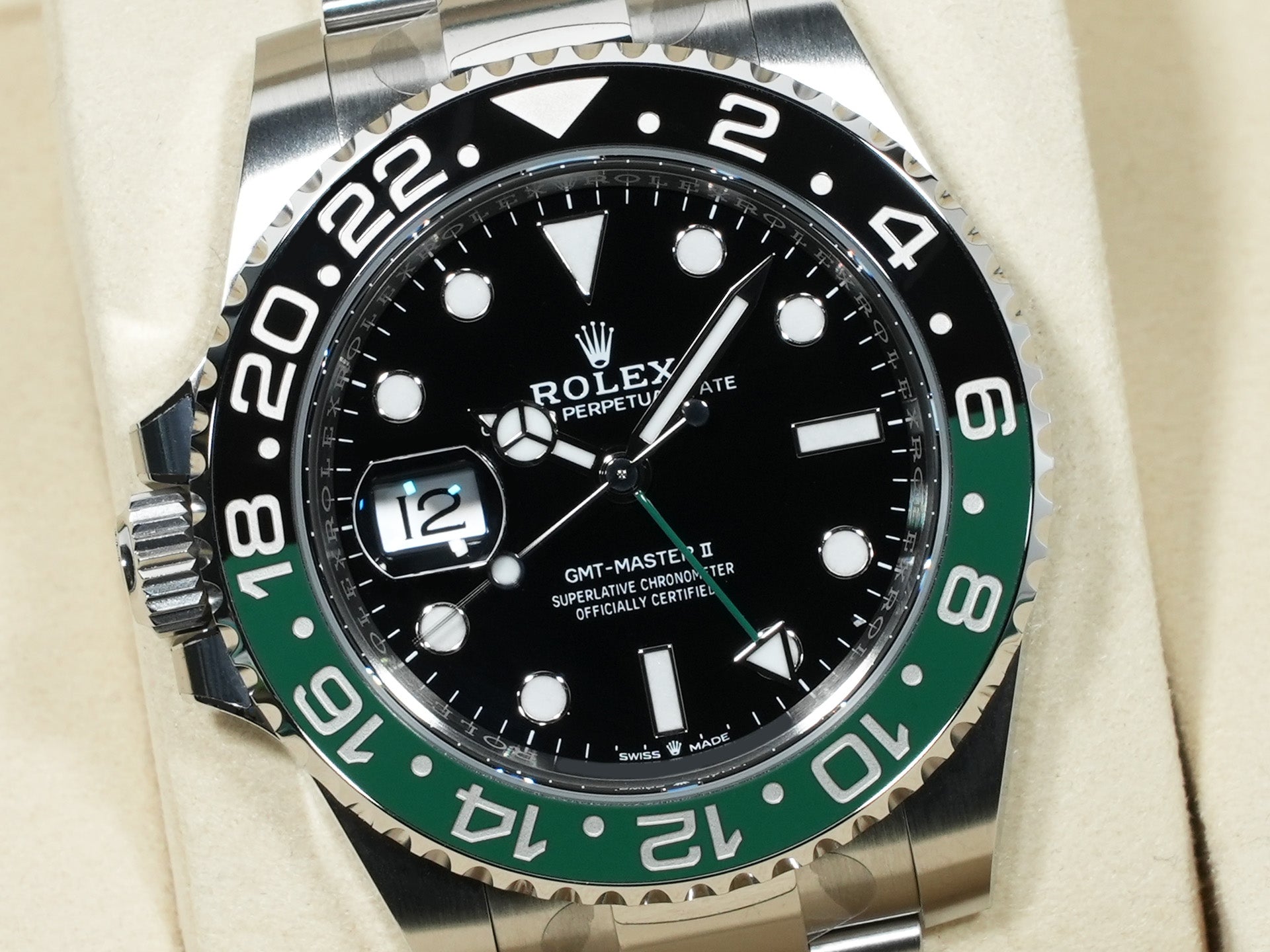 ロレックス GMTマスターII Ref.126720VTNR ステンレススチール ブラック文字盤 オイスターブレスレット 未使用 9eop4hw4