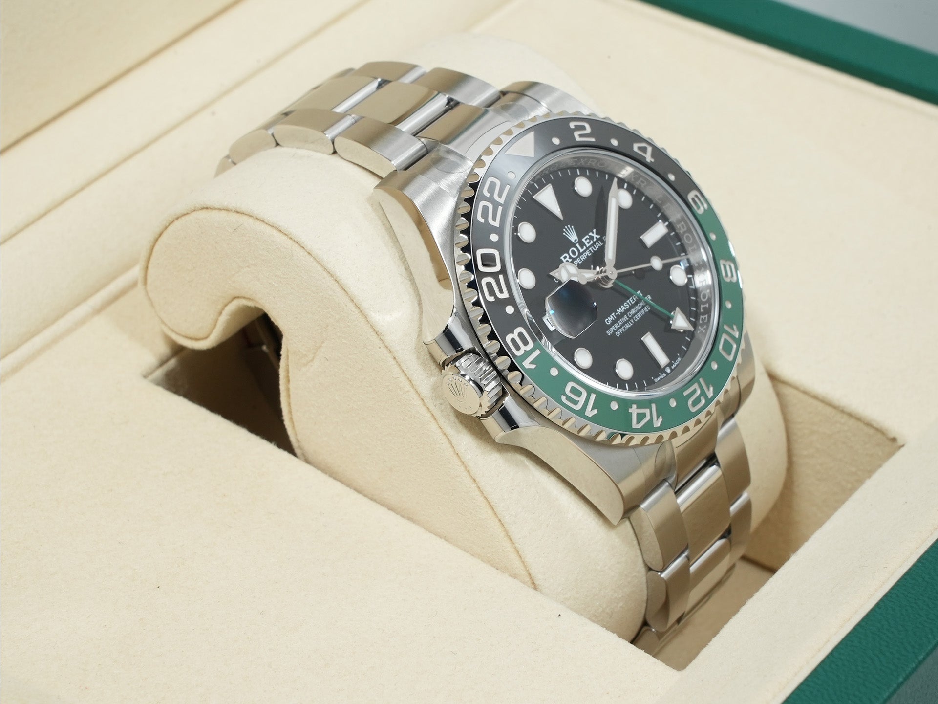 ロレックス GMTマスターII Ref.126720VTNR ステンレススチール ブラック文字盤 オイスターブレスレット 未使用 9eop4hw4