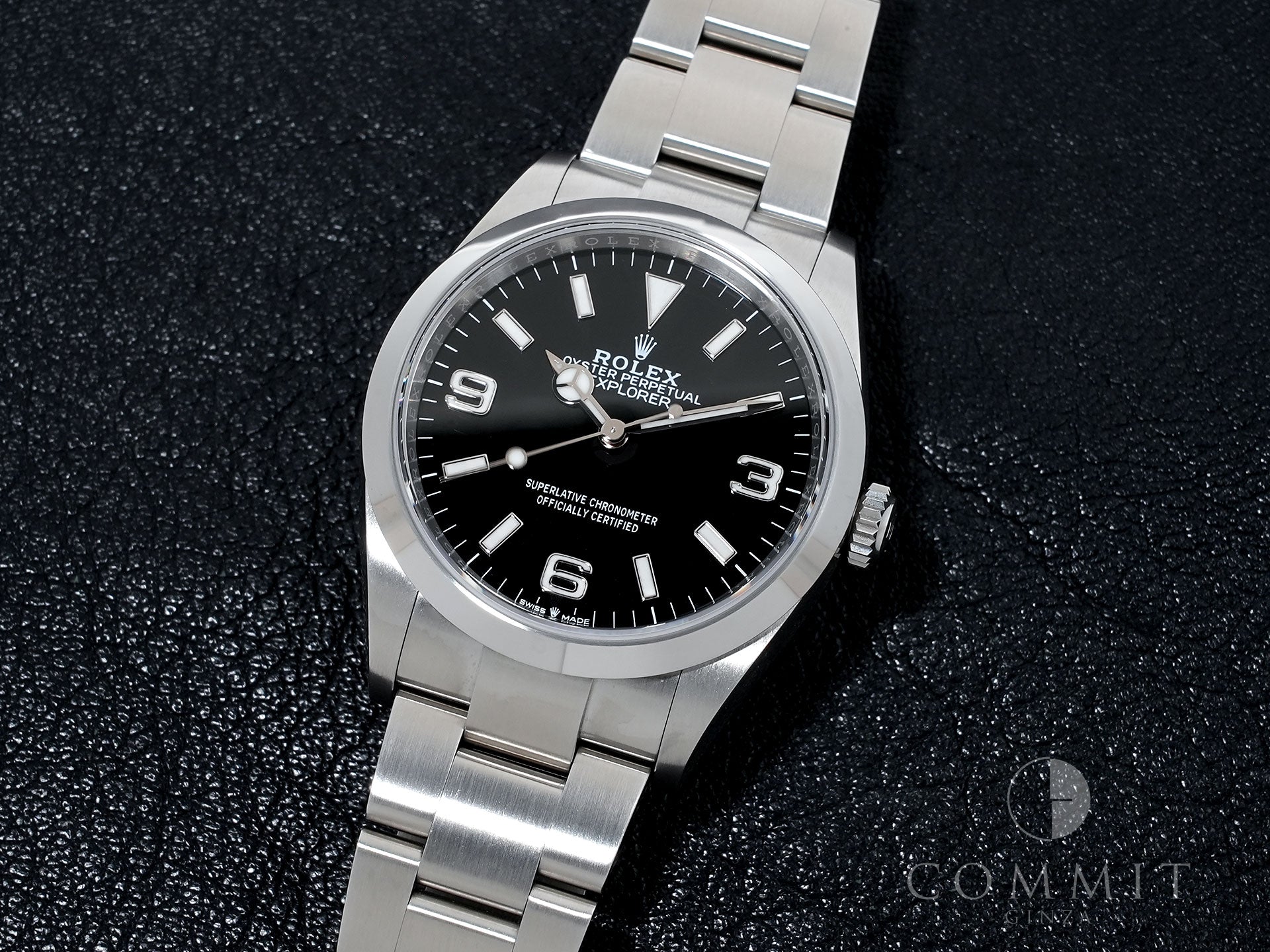 ロレックス エクスプローラー36 Ref.124270 ステンレススチール ブラック文字盤 オイスターブレスレット 美中古 uhcqi84e