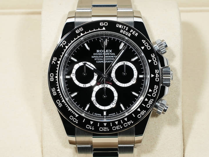 ロレックス デイトナ Ref.126500LN ステンレススチール ブラック文字盤 未使用 qo8y9iwa