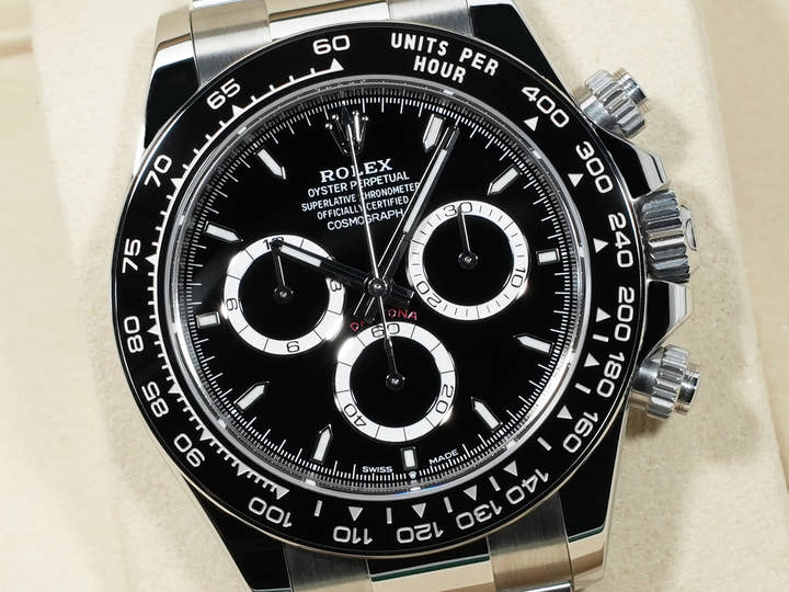 ロレックス デイトナ Ref.126500LN ステンレススチール ブラック文字盤 未使用 qo8y9iwa