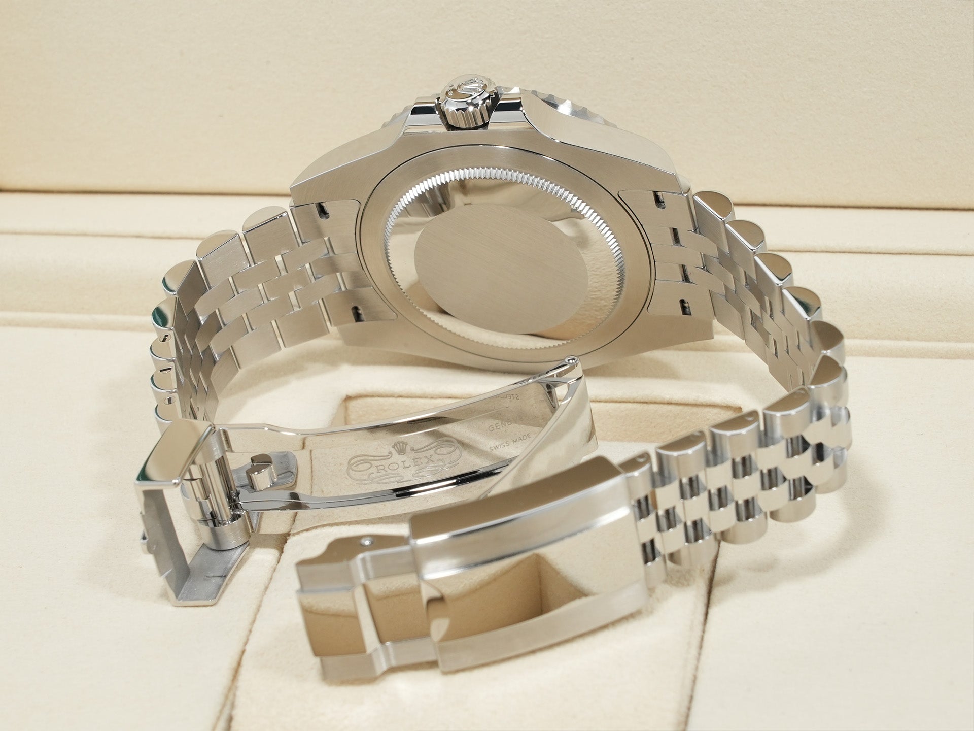 ロレックス GMTマスターII Ref.126710BLRO ステンレススチール ブラック文字盤 ジュビリーブレスレット 未使用 v9e3cxuf