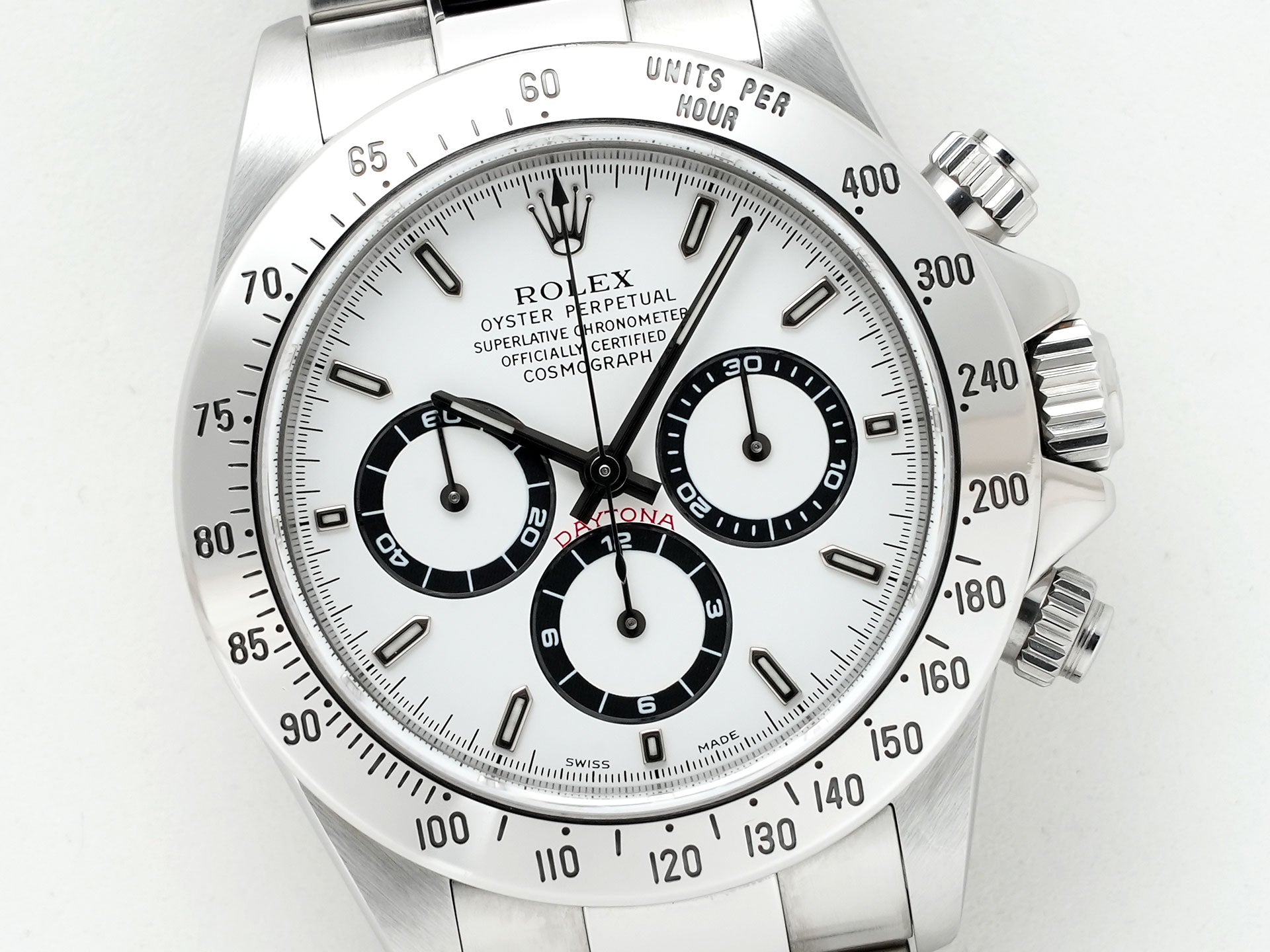 Pre-owned Rolex Daytona El Primero Ref. 16520 Stainless Steel White Dial tfnkzdz9