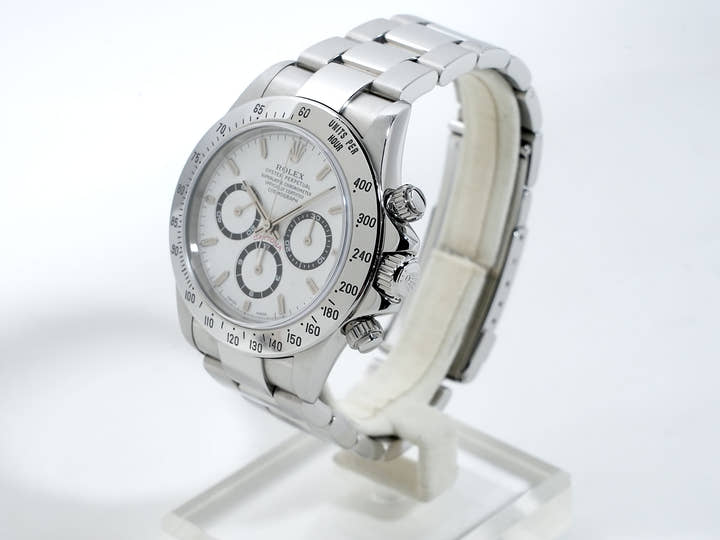 Pre-owned Rolex Daytona El Primero Ref. 16520 Stainless Steel White Dial tfnkzdz9