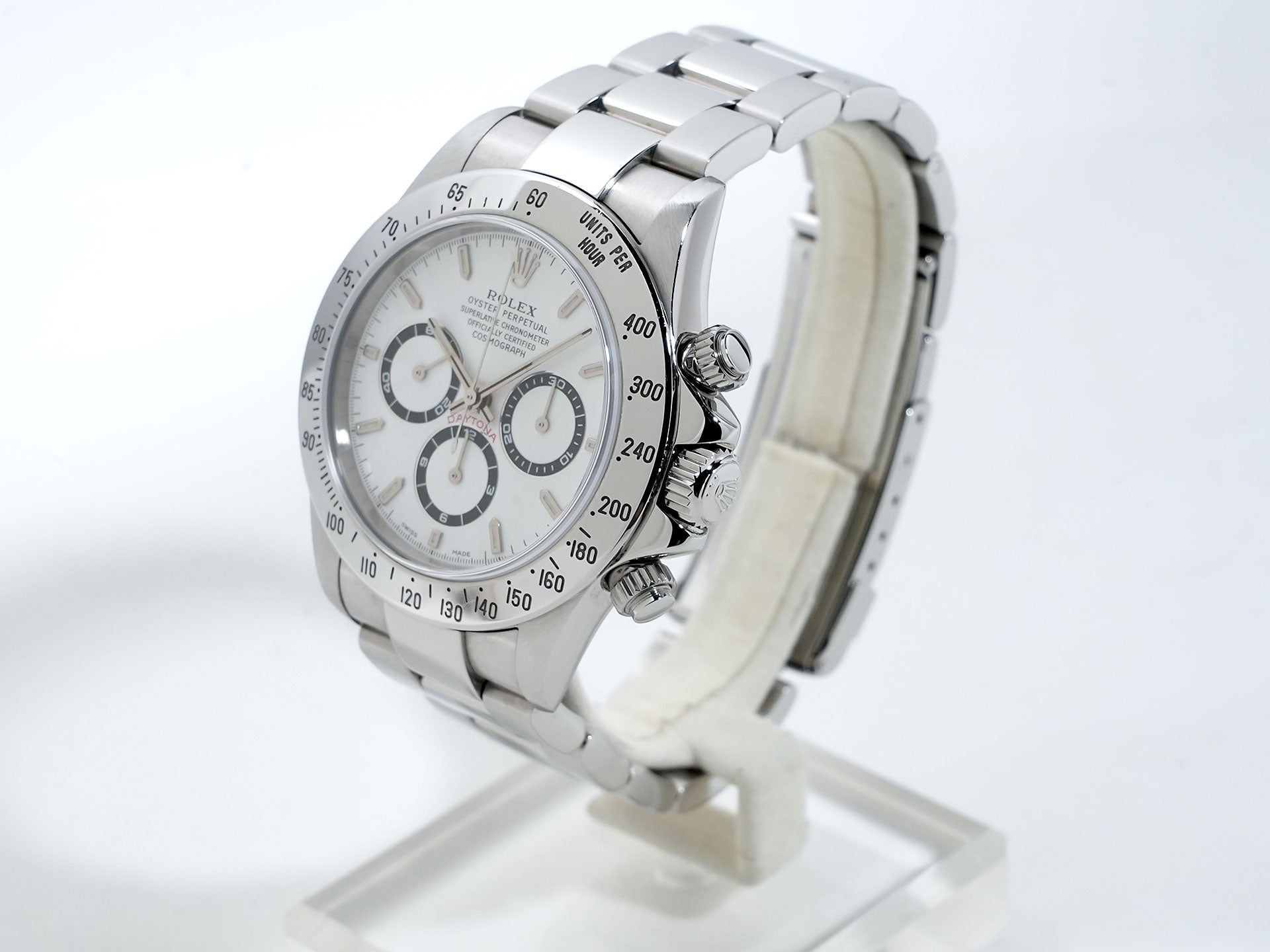 Pre-owned Rolex Daytona El Primero Ref. 16520 Stainless Steel White Dial tfnkzdz9