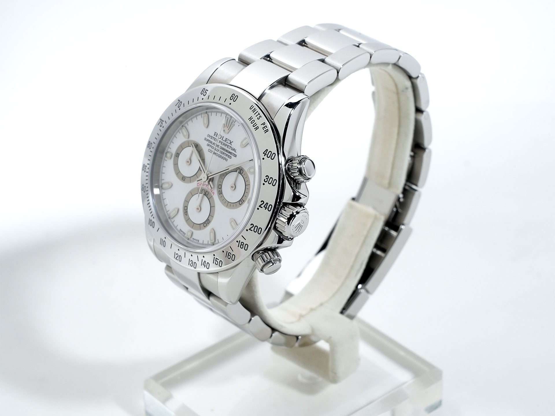 Pre-owned Rolex Daytona Ref. 116520 Stainless Steel White Dial csurmccy