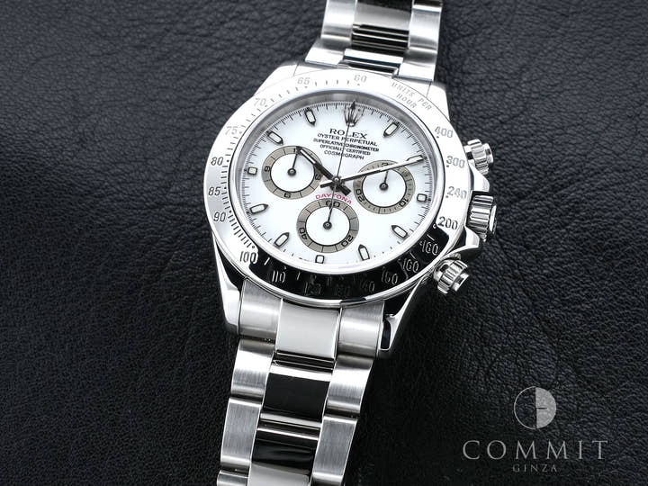 Pre-owned Rolex Daytona Ref. 116520 Stainless Steel White Dial csurmccy