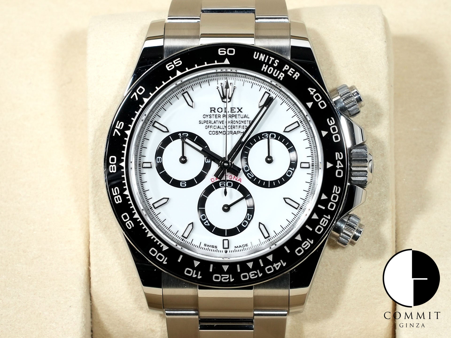 ロレックス デイトナ Ref.126500LN ステンレススチール ホワイト文字盤 美中古 cduzcvxf