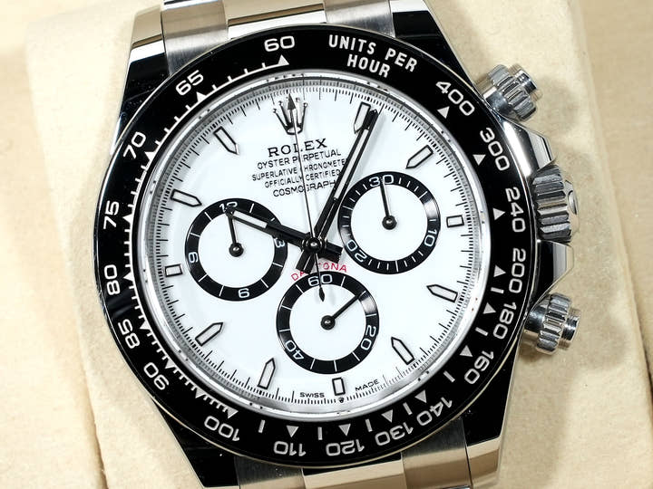 ロレックス デイトナ Ref.126500LN ステンレススチール ホワイト文字盤 美中古 cduzcvxf