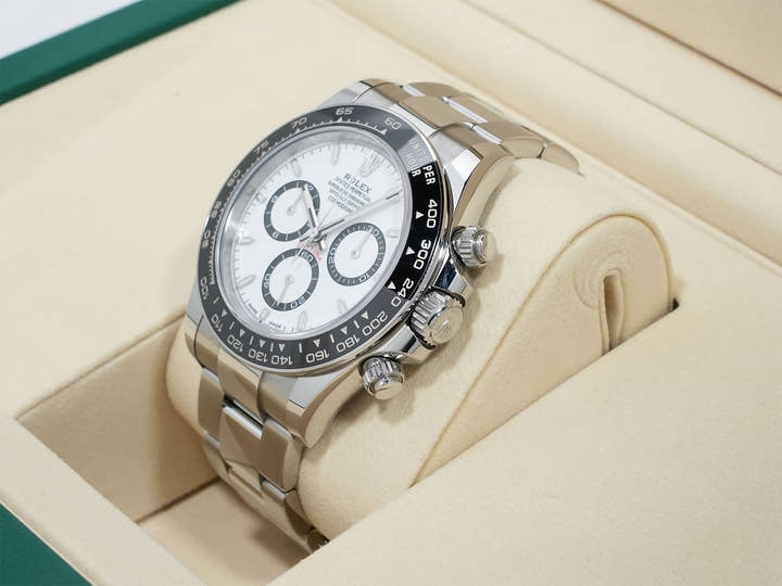 ロレックス デイトナ Ref.126500LN ステンレススチール ホワイト文字盤 美中古 cduzcvxf