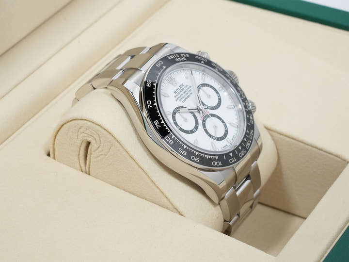 ロレックス デイトナ Ref.126500LN ステンレススチール ホワイト文字盤 美中古 cduzcvxf