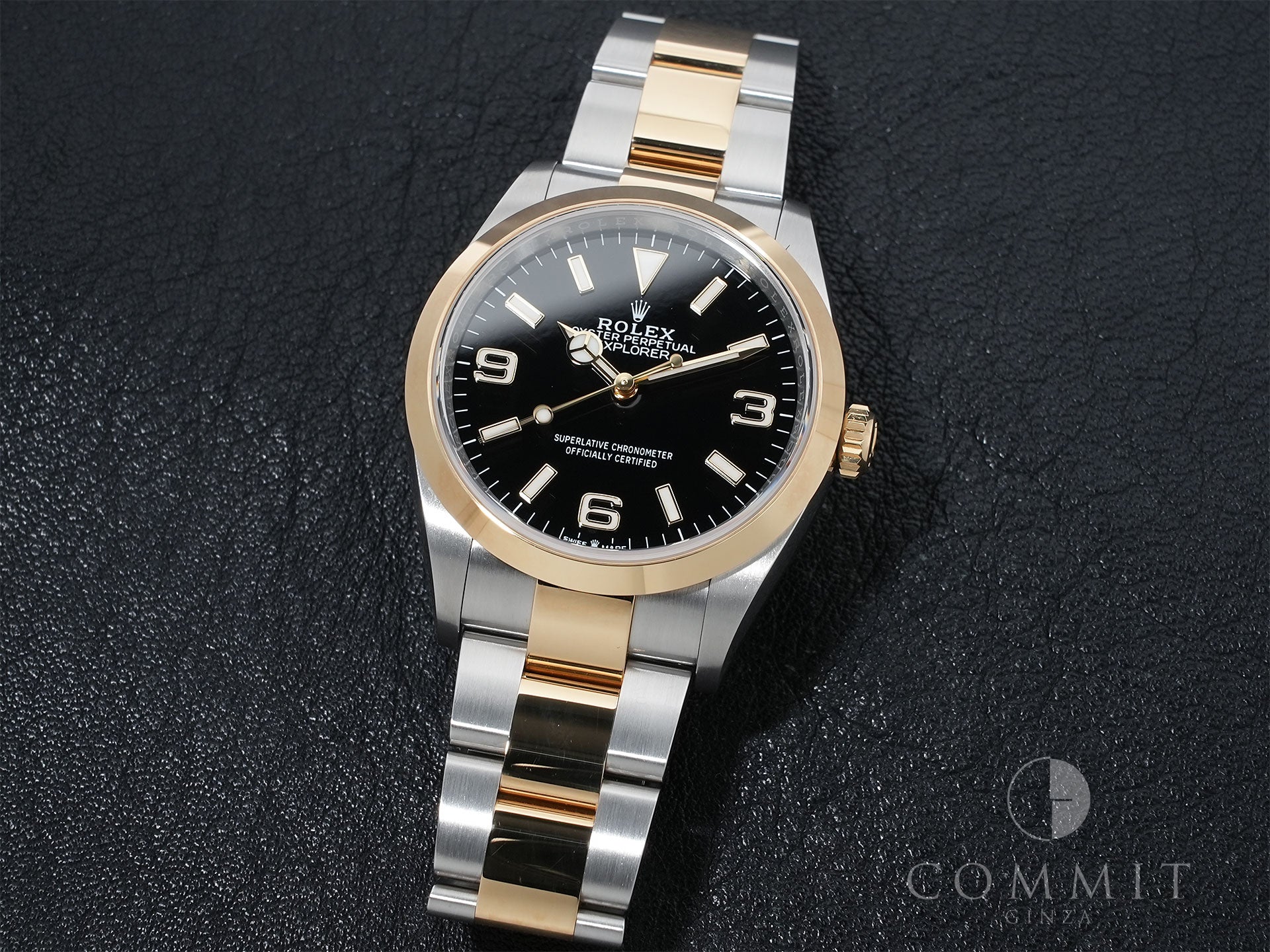 ロレックス エクスプローラー36 Ref.124273 ステンレススチール/イエローゴールド ブラック文字盤 オイスターブレスレット 極美品 udgwgkap