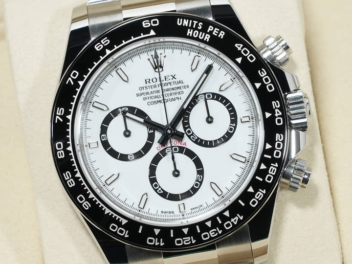 ロレックス デイトナ Ref.126500LN ステンレススチール ホワイト文字盤 未使用 8s4ppnaa