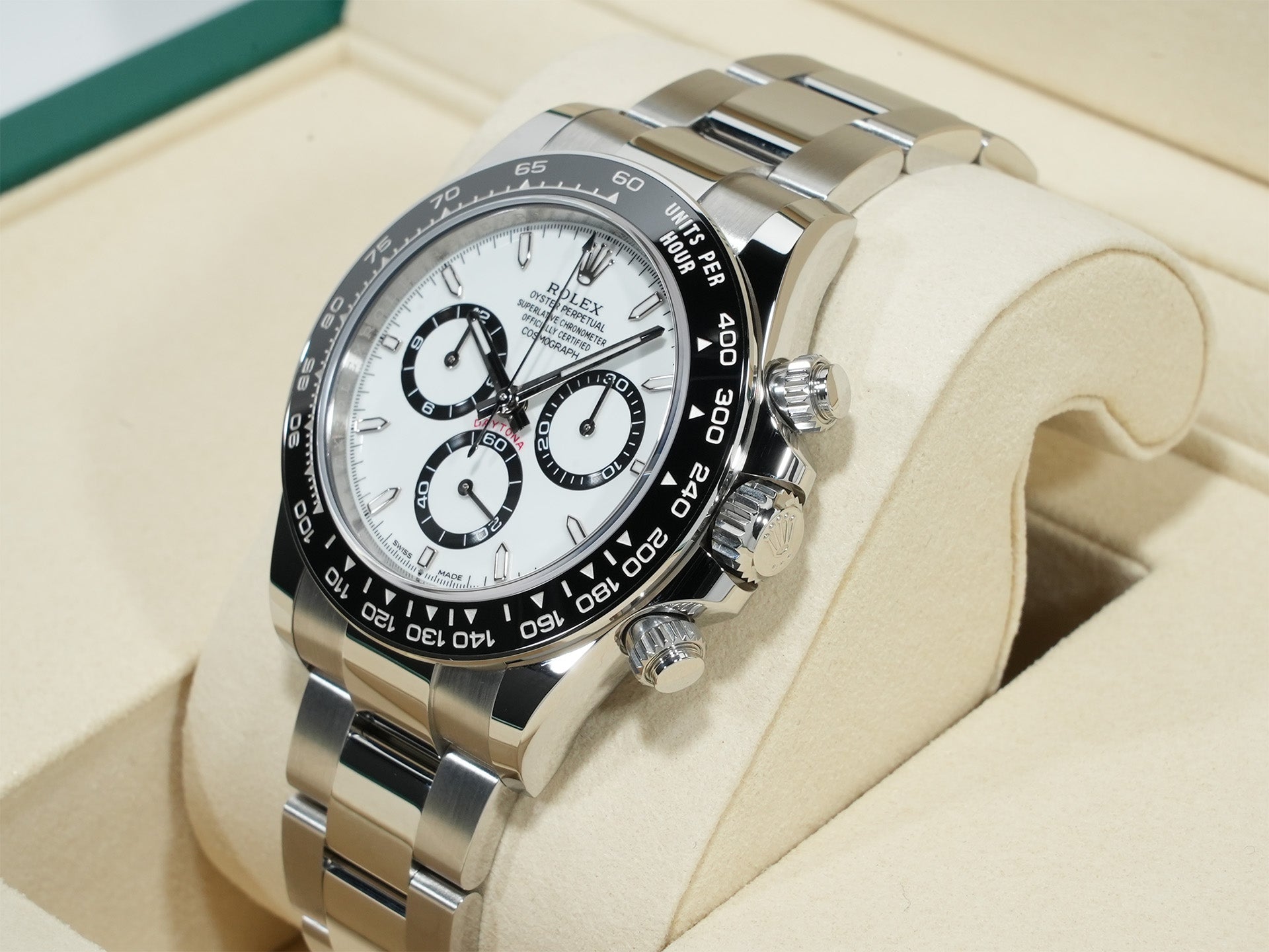 ロレックス デイトナ Ref.126500LN ステンレススチール ホワイト文字盤 未使用 8s4ppnaa