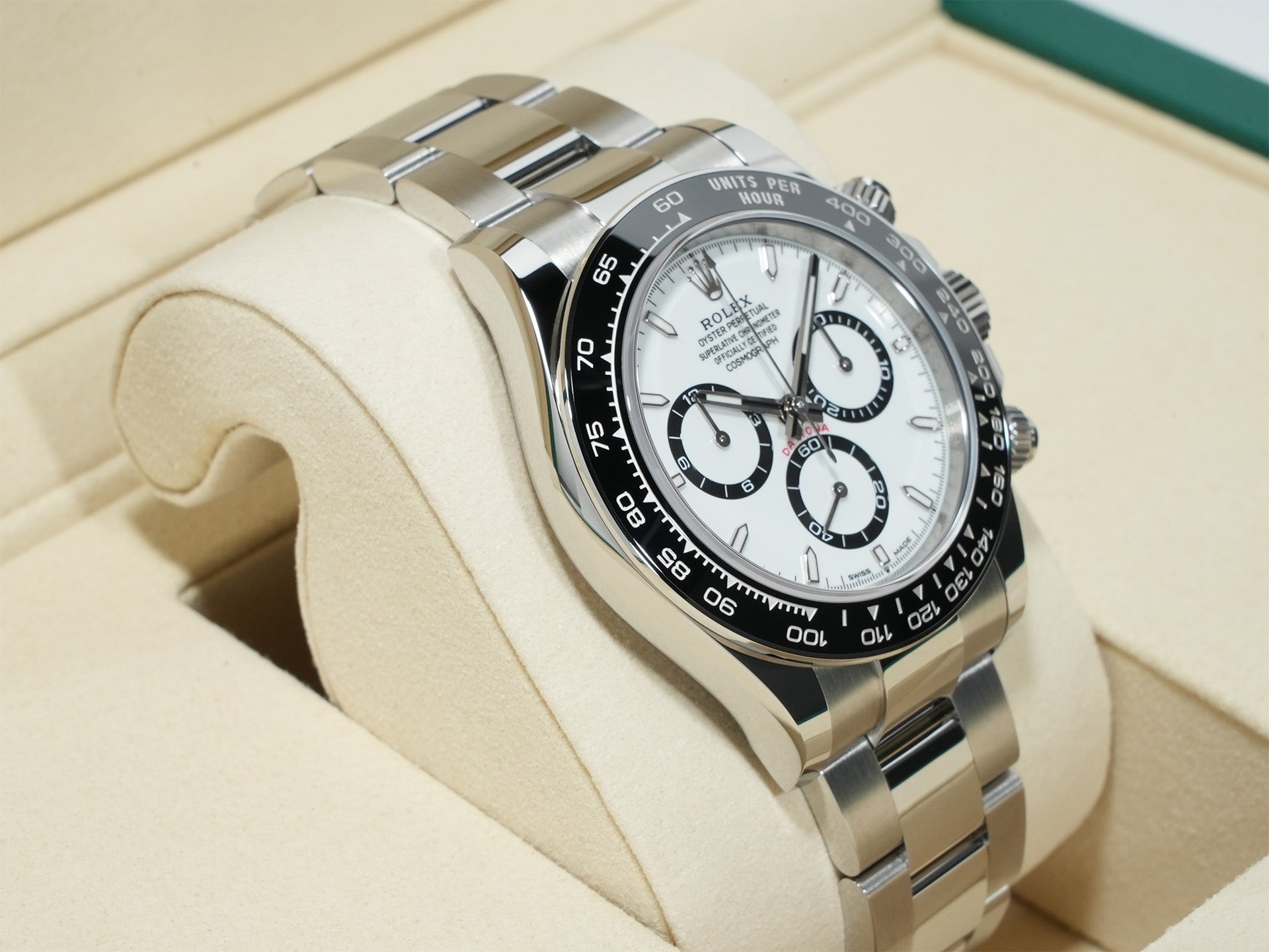 ロレックス デイトナ Ref.126500LN ステンレススチール ホワイト文字盤 未使用 8s4ppnaa