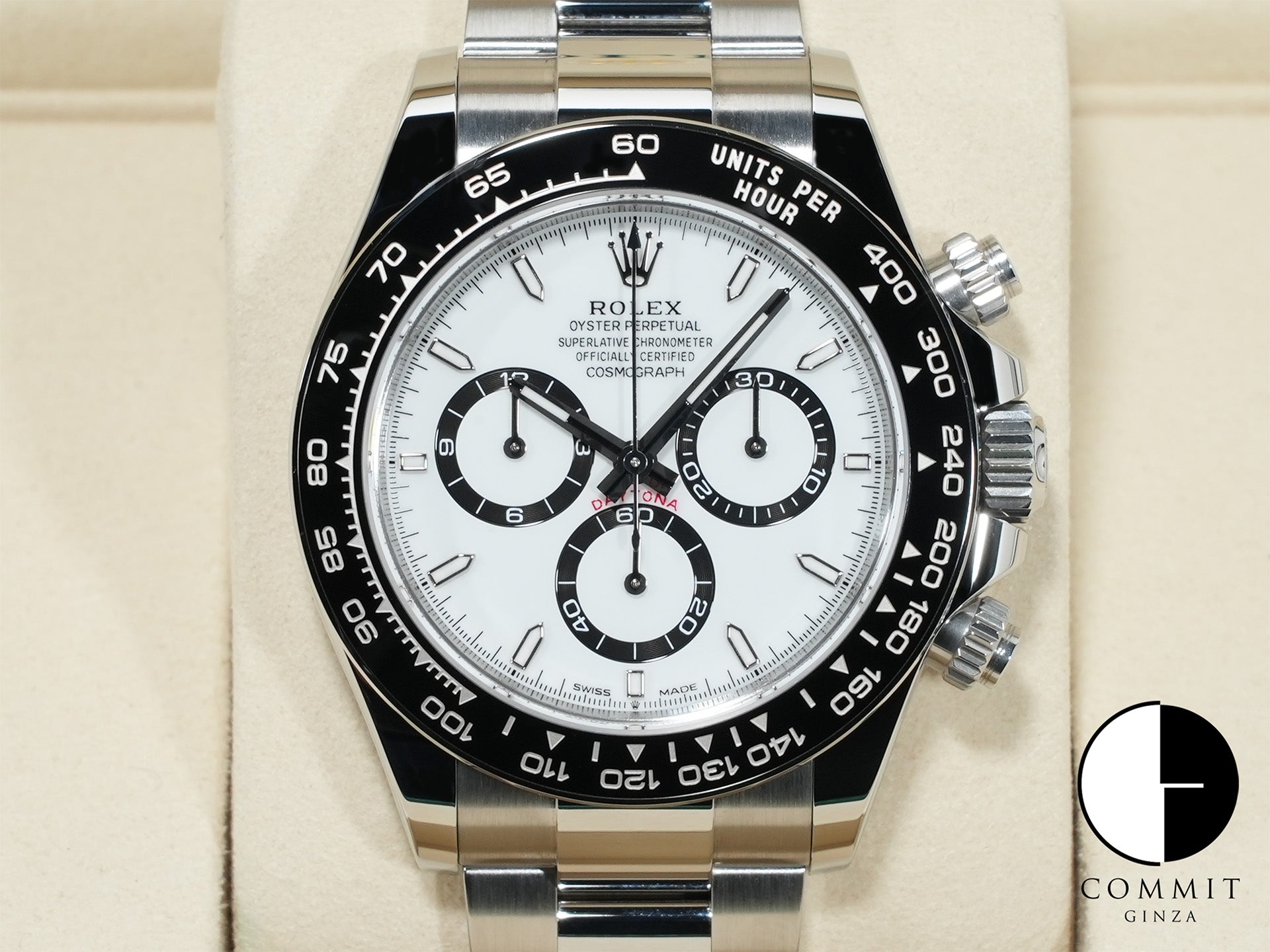 ロレックス デイトナ Ref.126500LN ステンレススチール ホワイト文字盤 未使用 3mvg6wxn