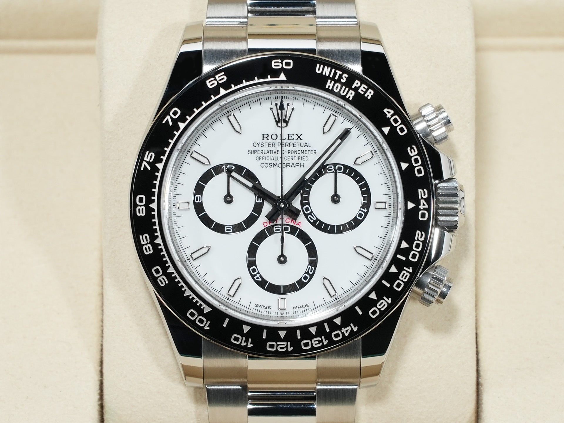 ロレックス デイトナ Ref.126500LN ステンレススチール ホワイト文字盤 未使用 3mvg6wxn