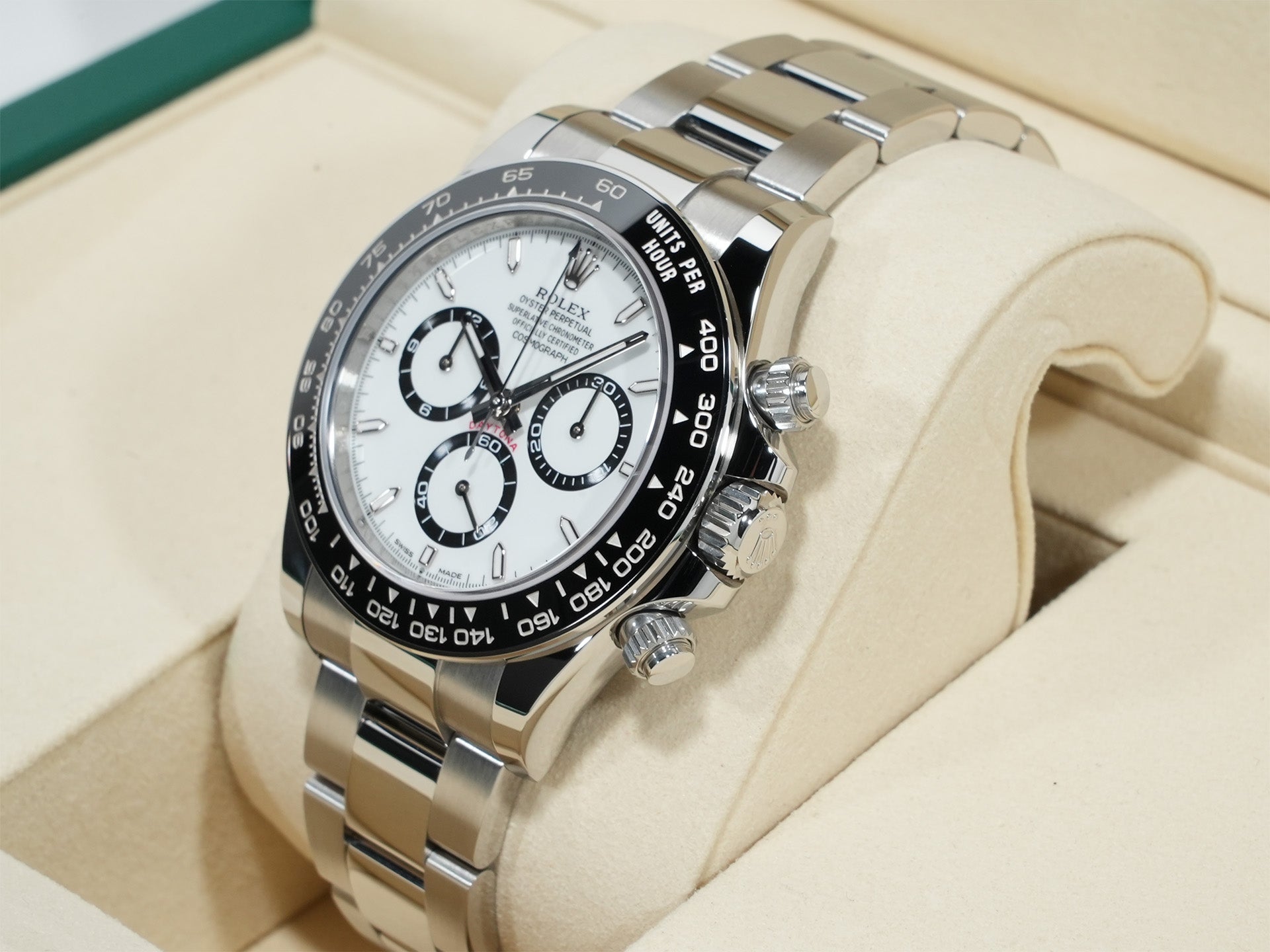 ロレックス デイトナ Ref.126500LN ステンレススチール ホワイト文字盤 未使用 3mvg6wxn