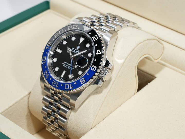 ロレックス GMTマスターII Ref.126710BLNR ステンレススチール ブラック文字盤 ジュビリーブレスレット 未使用 hs866e79