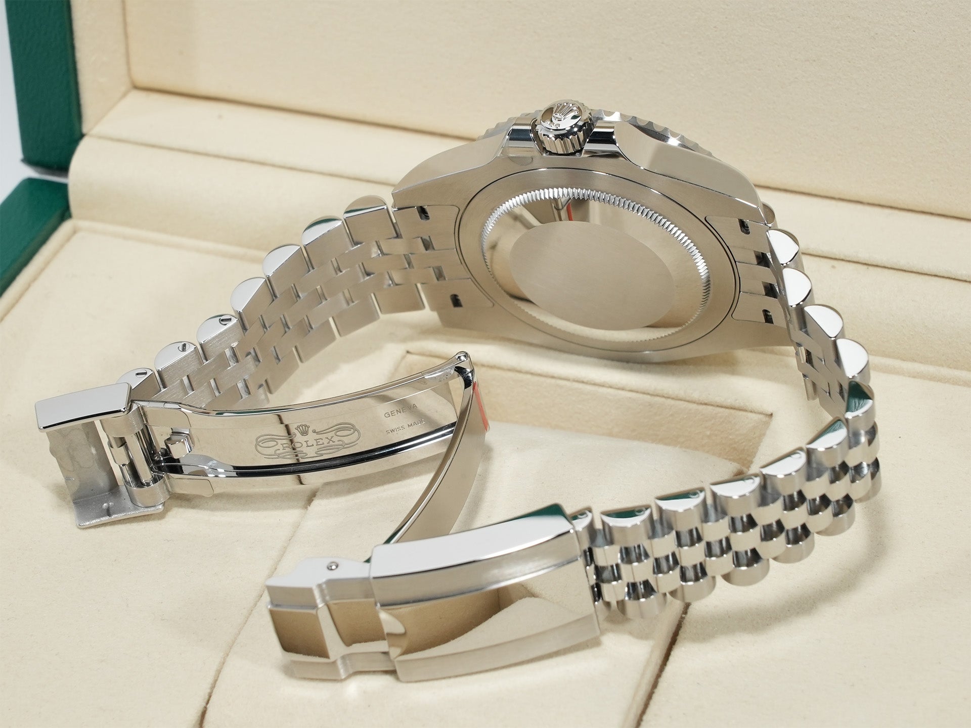 ロレックス GMTマスターII Ref.126710BLNR ステンレススチール ブラック文字盤 ジュビリーブレスレット 未使用 hs866e79