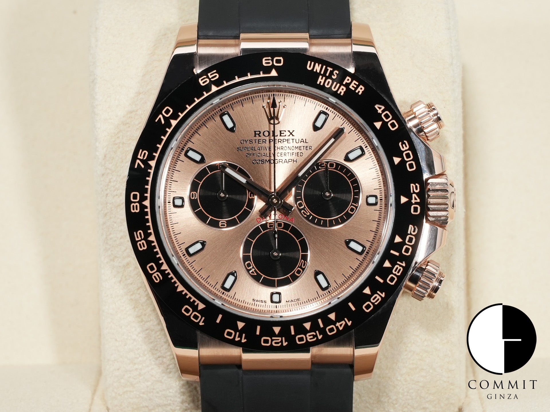 ロレックス デイトナ Ref.116515LN エバーローズゴールド ピンクxブラック文字盤 中古 f28qbiaw