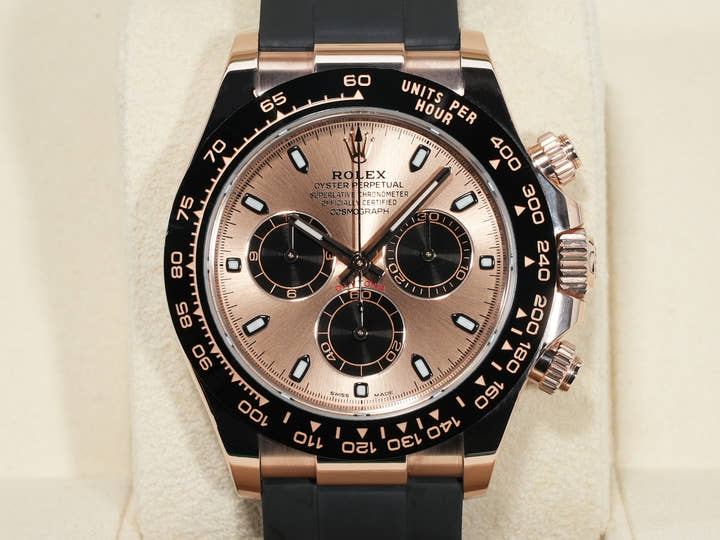 ロレックス デイトナ Ref.116515LN エバーローズゴールド ピンクxブラック文字盤 中古 f28qbiaw