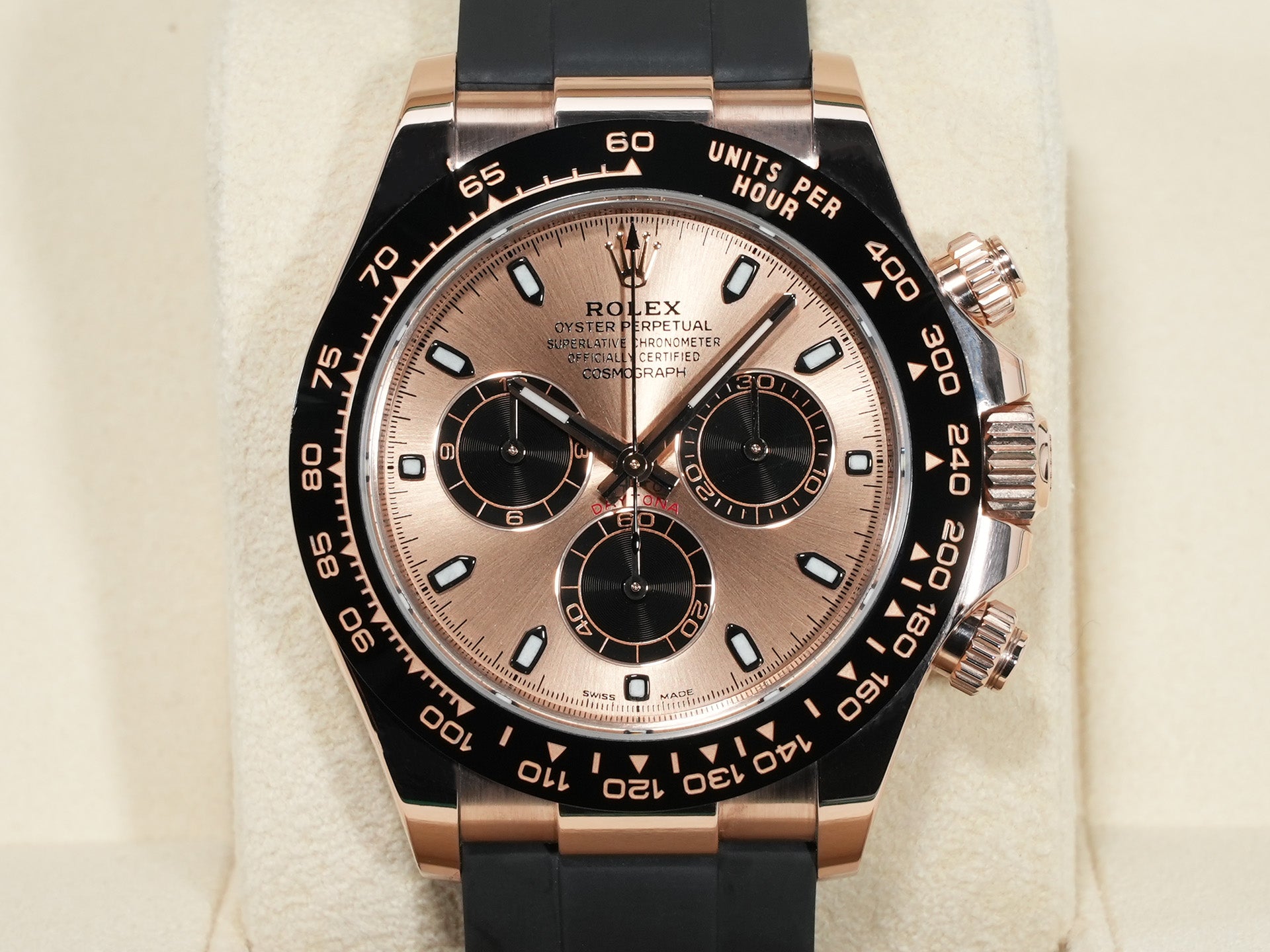 ロレックス デイトナ Ref.116515LN エバーローズゴールド ピンクxブラック文字盤 中古 f28qbiaw