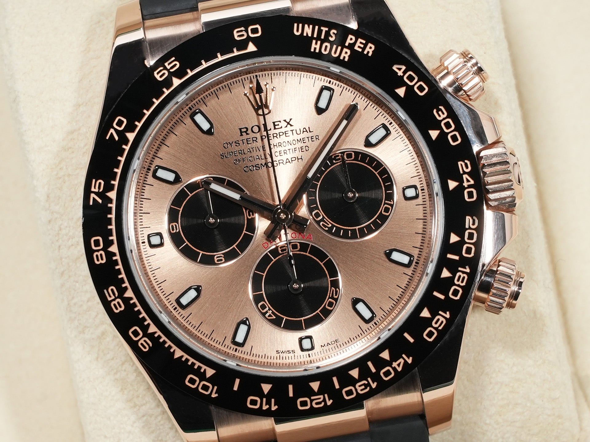 ロレックス デイトナ Ref.116515LN エバーローズゴールド ピンクxブラック文字盤 中古 f28qbiaw