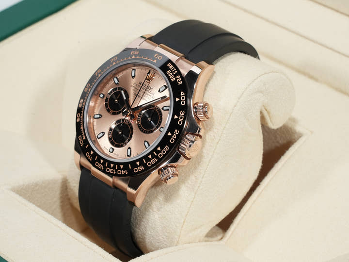 ロレックス デイトナ Ref.116515LN エバーローズゴールド ピンクxブラック文字盤 中古 f28qbiaw